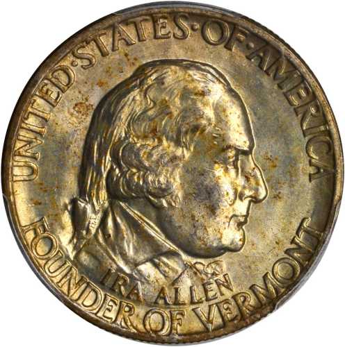 1927 Vermont Sesquicentennial. MS-65 (PCGS).