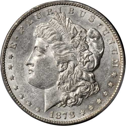 1878-CC Morgan Silver Dollar. AU-55 (PCGS).