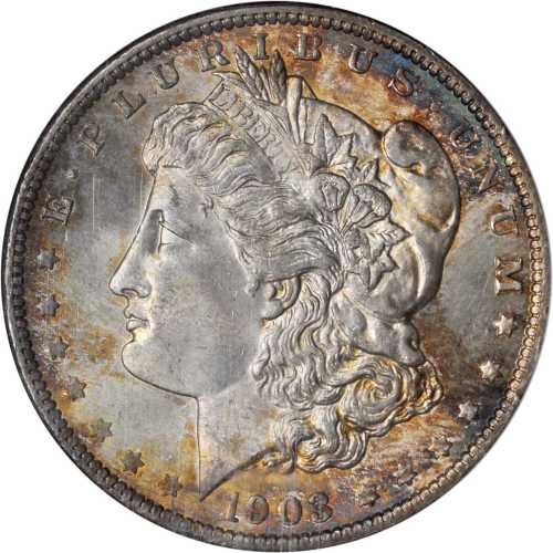 1903-O Morgan Silver Dollar. MS-66 (NGC). CAC.