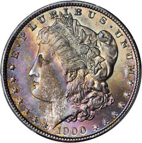 1900 Morgan Silver Dollar. MS-66 (PCGS). CAC.