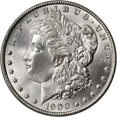 1900 Morgan Silver Dollar. MS-65 (PCGS). OGH.