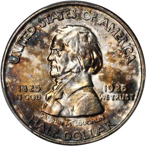 1925 Fort Vancouver Centennial. MS-65 (PCGS).
