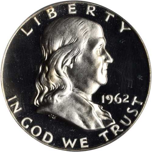 1962 Franklin Half Dollar. Proof-67 Deep Cameo (PCGS). OGH.