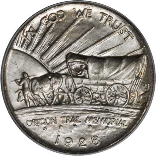 1928 Oregon Trail Memorial. MS-66 (PCGS). CAC.