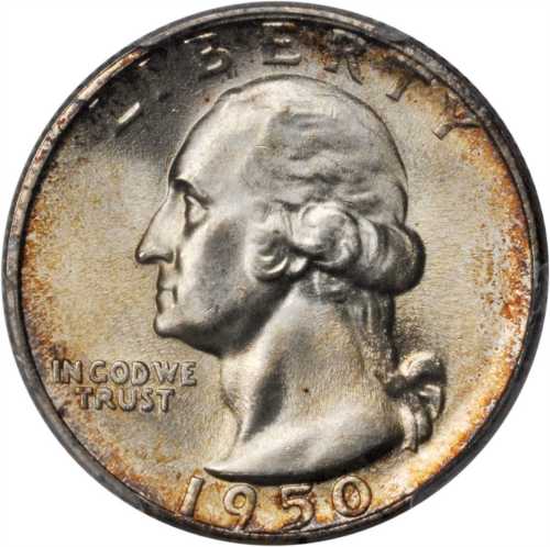 1950-S/D Washington Quarter. FS-601. MS-66 (PCGS).