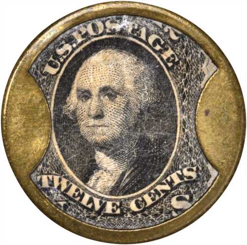 1862 Kirkpatrick & Gault. Twelve Cents. HB-164, EP-152, S-117. Extremely Fine.