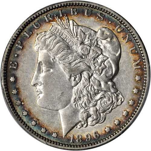 1896-O Morgan Silver Dollar. EF-45 (PCGS).