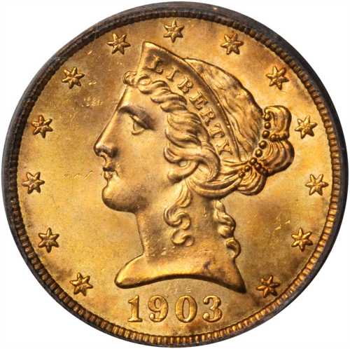 1903-S Liberty Head Half Eagle. MS-65 (PCGS). CAC.