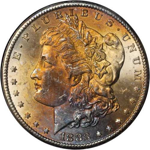1883-CC GSA Morgan Silver Dollar. MS-64 (NGC).