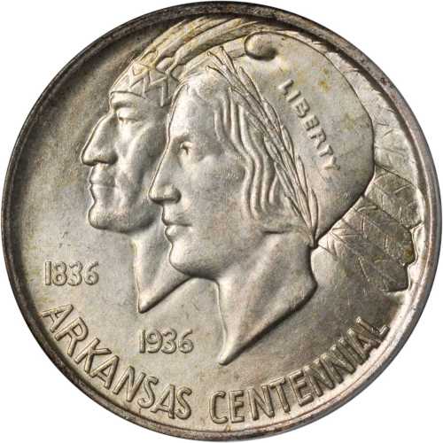 1938 Arkansas Centennial. MS-66 (PCGS). CAC.