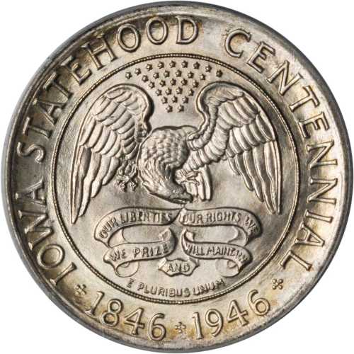 1946 Iowa Centennial. MS-66 (PCGS). CAC.