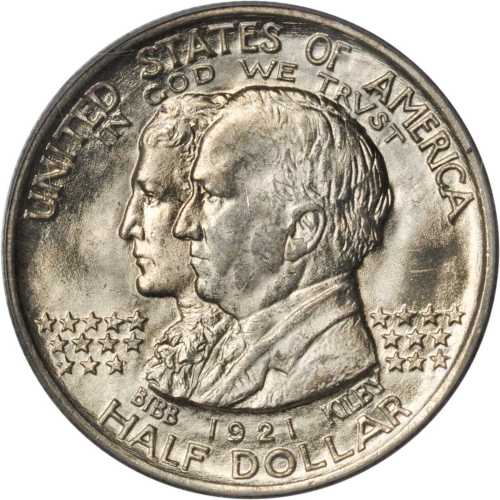 1921 Alabama Centennial. Plain. MS-65 (PCGS).