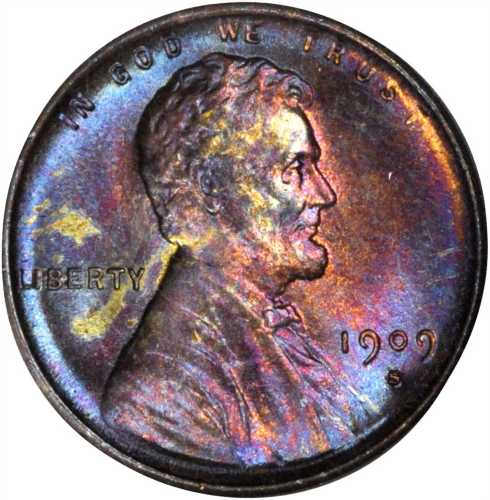 1909-S Lincoln Cent. V.D.B. MS-66 BN (NGC).