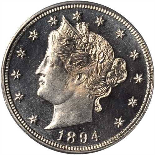 1894 Liberty Head Nickel. Proof-66 Cameo (PCGS).