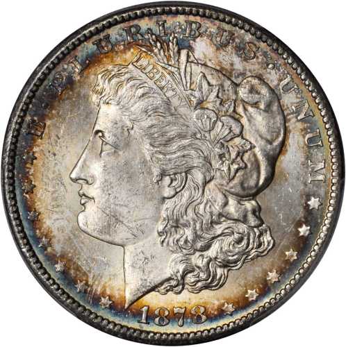 1878-CC Morgan Silver Dollar. MS-63 (PCGS).