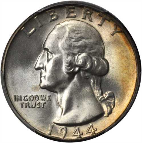 1944 Washington Quarter. MS-67 (PCGS).