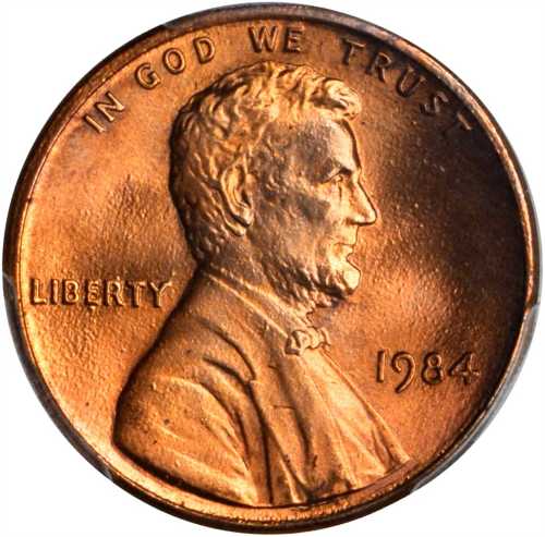 1984 Lincoln Cent. FS-101. Doubled Die Obverse. MS-68 RD (PCGS).