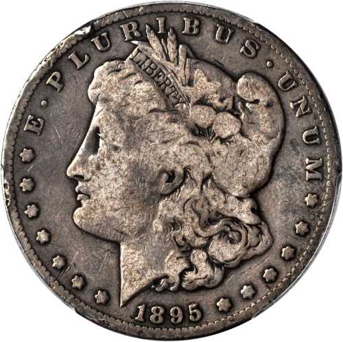 1895-S Morgan Silver Dollar. Good-6 (PCGS).