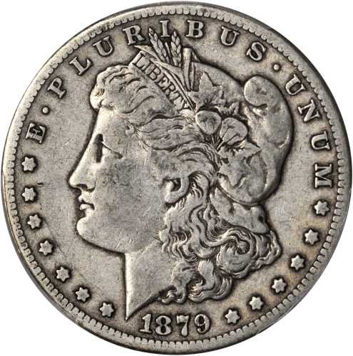 1879-CC Morgan Silver Dollar. Clear CC. Fine-15 (PCGS).