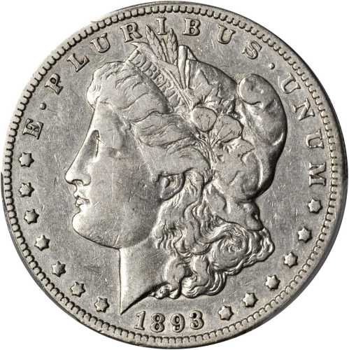 1893-O Morgan Silver Dollar. Fine-15 (PCGS).