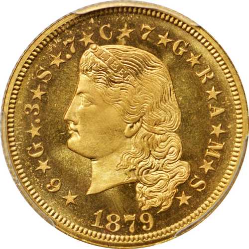 1879年4美元金币 PCGS Proof 67