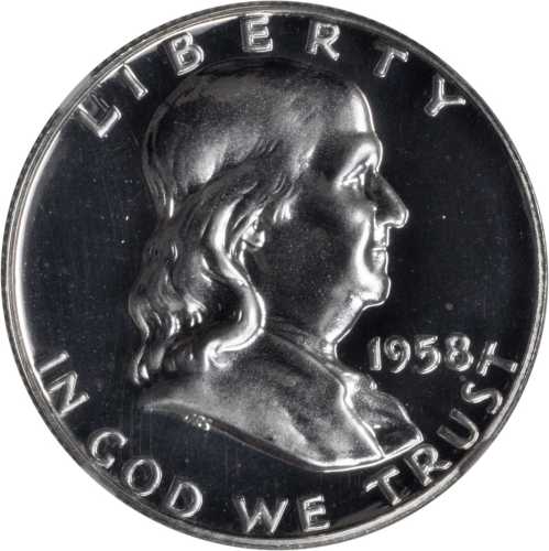 1958 Franklin Half Dollar. Proof-69 (NGC).