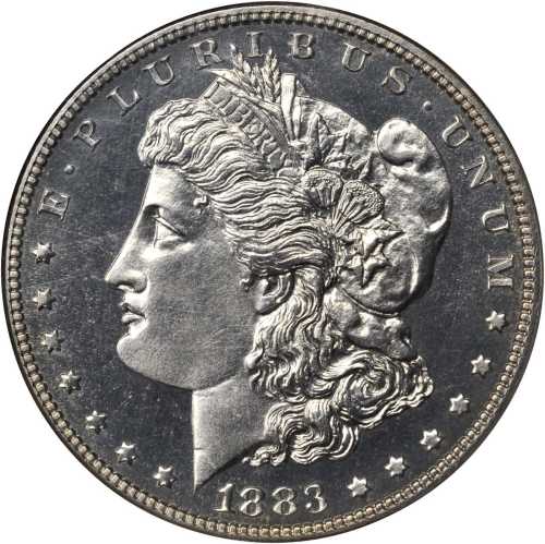 1883 Morgan Silver Dollar. Proof-66 (NGC).