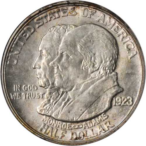 1923-S Monroe Doctrine Centennial. MS-64 (PCGS).