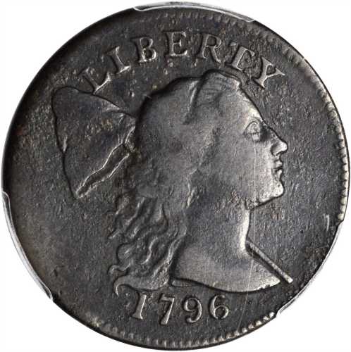 1796 Liberty Cap Cent. S-81. Rarity-3-. Fine Details--Environmental Damage (PCGS).