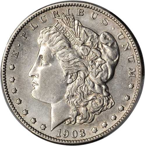 1903-S Morgan Silver Dollar. AU Details--Surfaces Smoothed (PCGS).