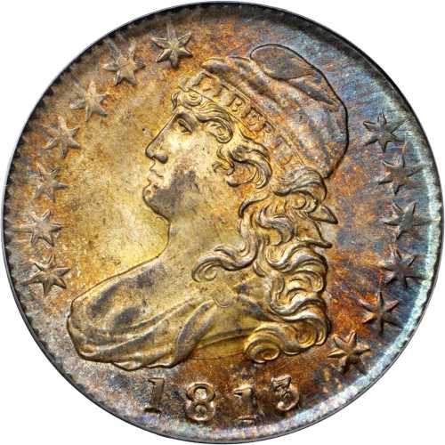 1813 Capped Bust Half Dollar. O-104. Rarity-4. MS-64 (PCGS). CAC.