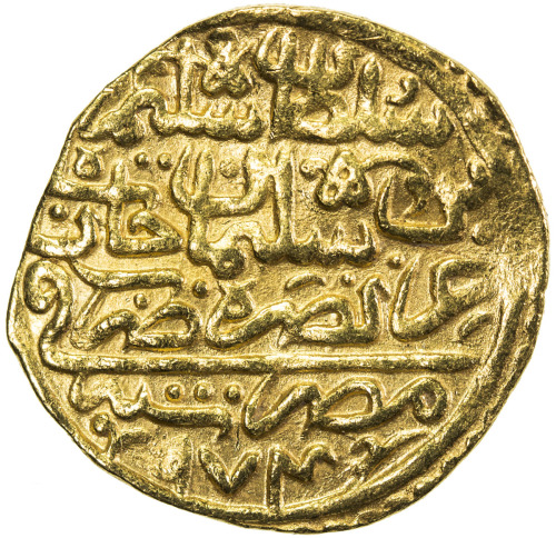 Islamic - Ottoman Empire，OTTOMAN EMPIRE: Selim II, 1566-1574, AV sultani (3.43g), Misr, AH974, A-132
