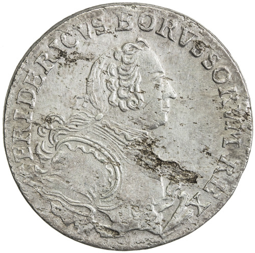 World Coins - Europe，SILESIA: Friedrich II, of Prussia, 1740-1786, AR 18 kreuzer (5.85g), Breslau, 1
