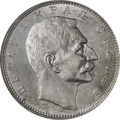 SERBIA セ儿ビア Dinar 1904 NGC-MS64PL プ儿ーフライク UNC+