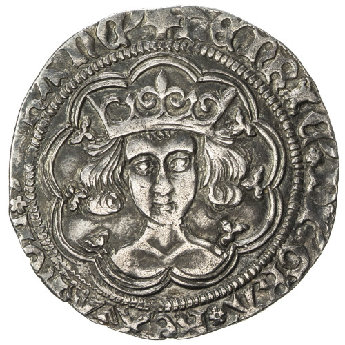 World Coins - Europe，ENGLAND: Henry VI, 1422-1461, AR groat (3.79g), ND [1430-1], S-1859, N-1446, Ca