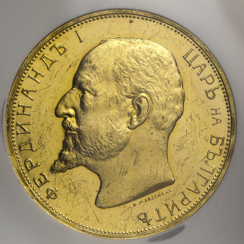 BULGARIA ブ儿ガリア 100Leva 1912 NGC-MS60 PL プ儿ーフライク AU