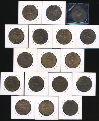 GREAT BRITAIN George V ジョージ5世(1910~36) Penny 1911,13,15,16,17,18,19,20,21,22,26,27,29,31,32,35,36 返品