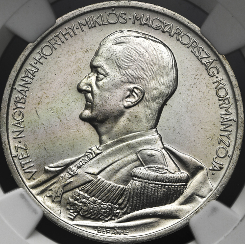 HUNGARY ハンガリー 5Pengo 1938BP NGC-UNC Details“Polished“ 磨き UNC
