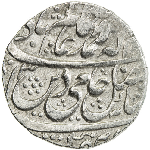 India - Princely States，ROHILKHAND: MUHAMMADNAGAR: AR rupee (11.11g), Muhammadnagar Tanda, AH(11)83 