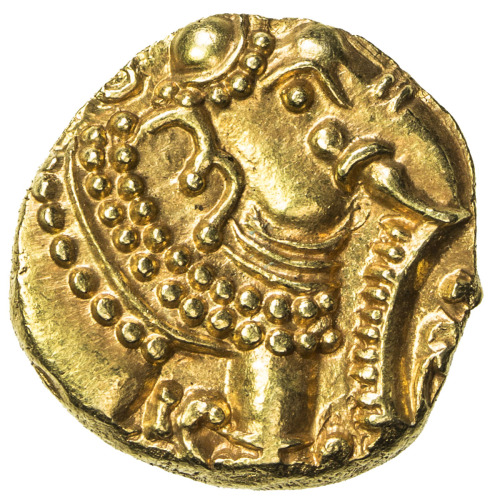 India - Medieval，WESTERN GANGAS: Anonymous, ca. 11th-13th century, AV pagoda (3.87g), Mitch-702, ful