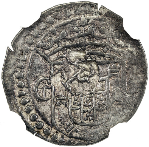 World Coins - Asia & Middle-East，CEYLON (PORTUGUESE): João IV, 1640-1656, AR tanga, Goa, 1646, KM-11