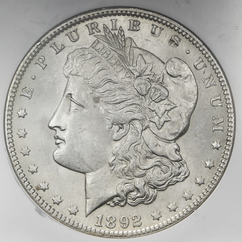 USA アメリカ合众国 Dollar 1892  NGC-MS61 AU/UNC