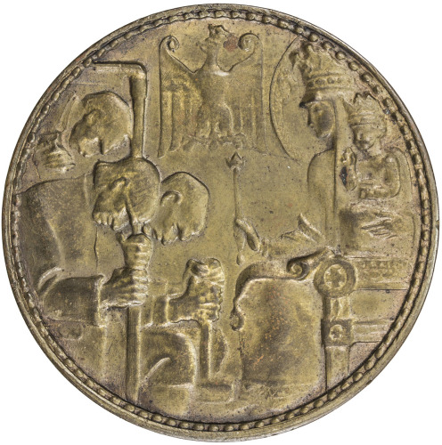 World Coins - Europe，POLAND: AE medal, 1921, Strzalkowski-483, 50mm, medal by J. Raszka made at the 