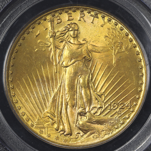 USA アメリカ合众国 20Dollars 1924  PCGS-MS64 UNC+