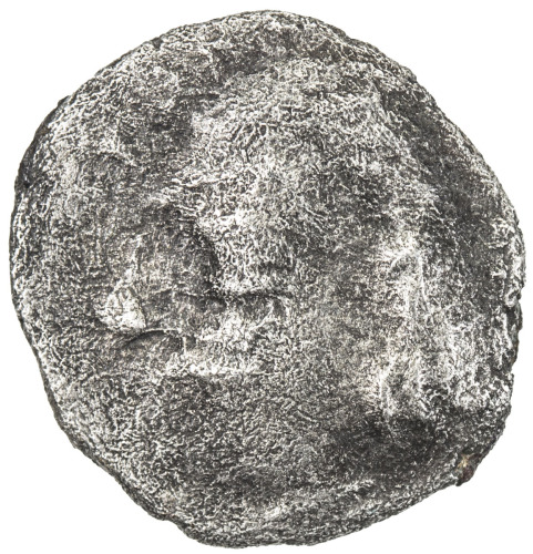 Ancient - Central Asia，SOGHD: Anonymous, ca. 50-100 AD, AR obol (0.38g), cf. Zeno-151230, long-heare
