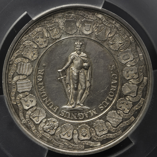 GERMANY Munster ミュンスター AR Medal 1801 PCGS-SP62 AU/UNC