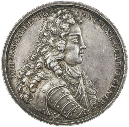 World Coins - Europe，GREAT BRITAIN: AR medal, 1704, Eimer-407, 37mm, silver medal by Georg Hautsch o