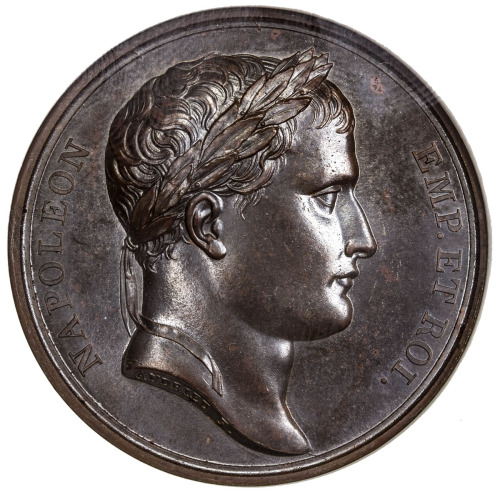 World Coins - Europe，FRANCE: Napoelon I, Emperor, 1804-1814, AE medal, Paris mint, 1807, Julius-1766