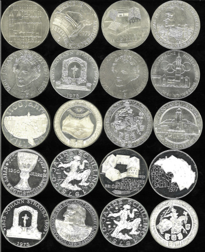 AUSTRIA オーストリア 100Schilling 各种 返品不可 要下见 Sold as is No returns UNC&Proof