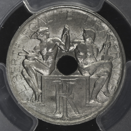 FRANCE 3rd Rep 第三共和政(1870~1940) Essai 10Centimes 1912 PCGS-SP67 见本打FDC